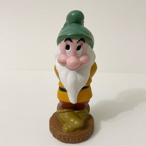 VTG Disney Snow White & Seven Dwarfs Bashful 5" Rubber/Plastic Figure